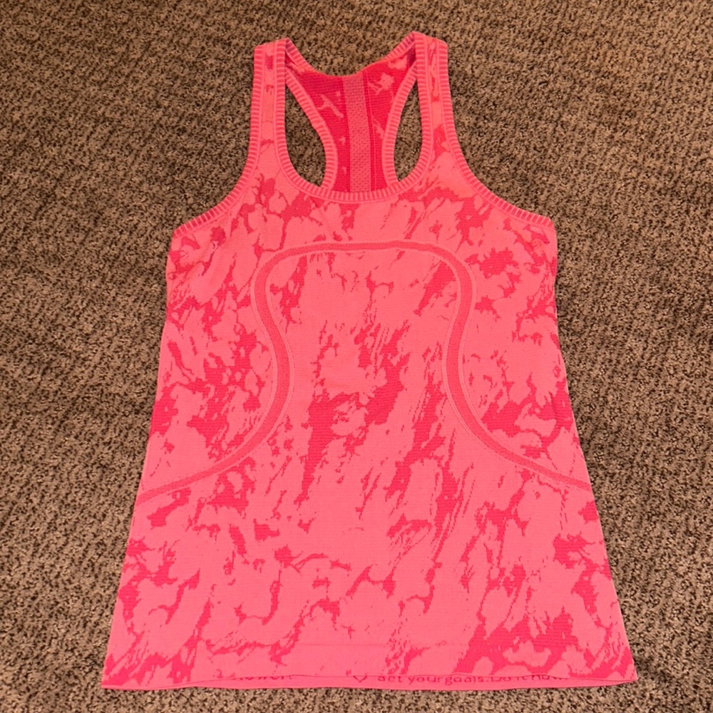 pink lululemon tank top